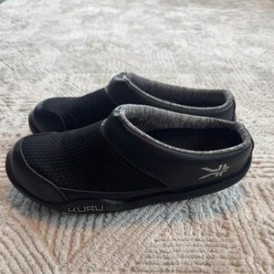 KURU Draft Women’s 9 Black Orthopedic Slipper Clog Plantar Fasciitis Support